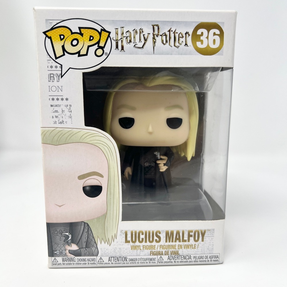 Funko‎ Pop Harry Potter Lucius Malfoy 36 Vinyl Figure 2016 Wizarding World Boxed
